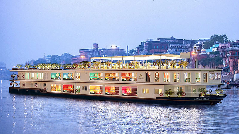 World's longest river cruise MV Ganga Vilas