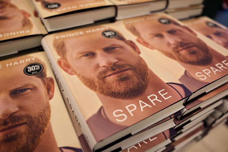 Prince Harry's memoir Spare is offered for sale at a Barnes & Noble retail store on January 10, 2023 in Chicago, Illinois