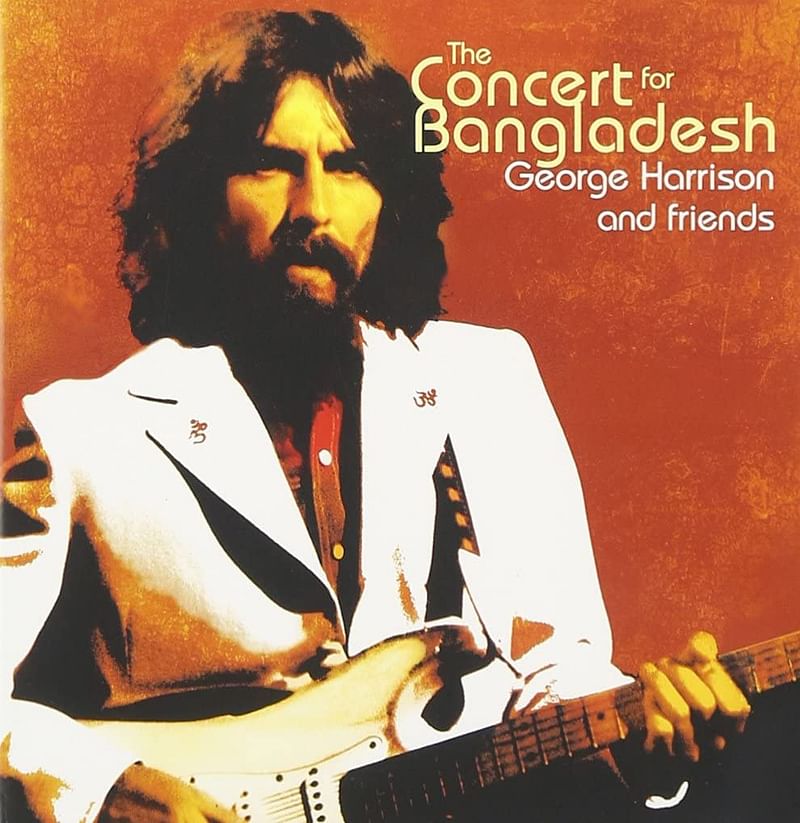 George Harrison in a poster for Concert for Bangladesh