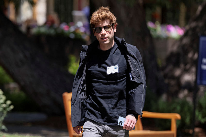 CEO of OpenAI Sam Altman attends the annual Allen and Co. Sun Valley Media Conference in Sun Valley, Idaho, US, 6 July, 2022.