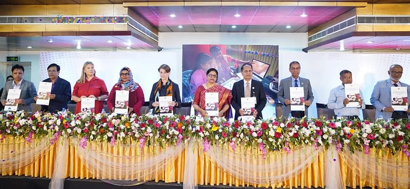 Guests at the launch of family planning strategy for Rohingya community.