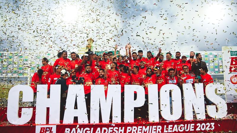 Comilla Victorians, the champions of the ninth edition of the Bangladesh Premier League