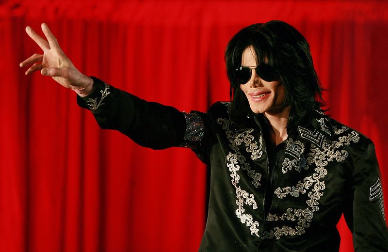 In this file photo taken on 5 March, 2009 US pop star Michael Jackson addresses a press conference at the O2 arena in London