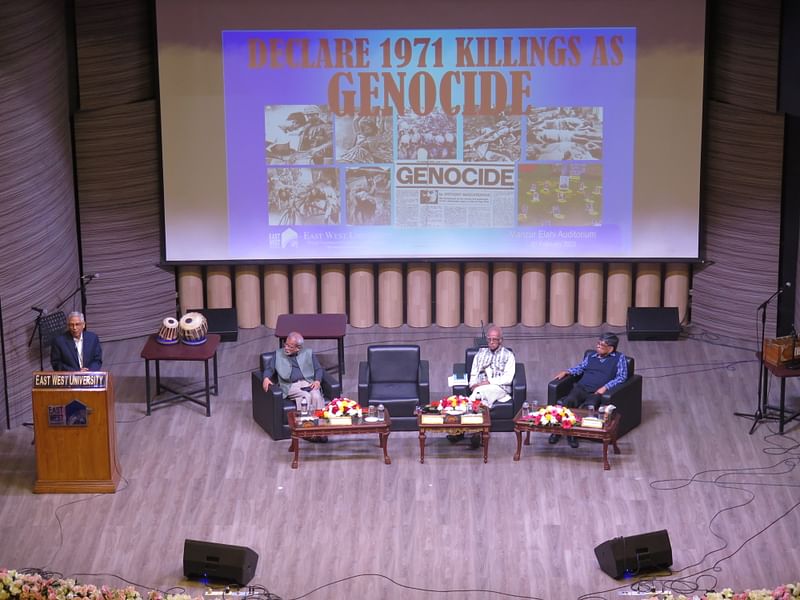 Prominent persons of the country Wednesday demanded that the massacre perpetrated by the Pakistani forces in Bangladesh in 1971 be declared genocide