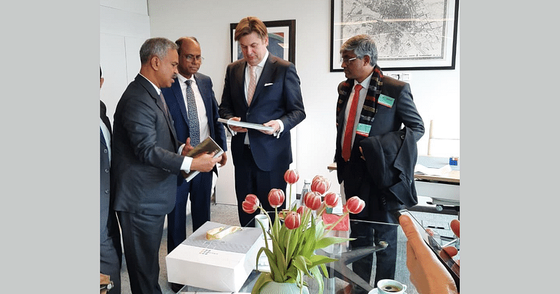 A delegation from Bangladesh led by prime minister’s principal secretary Mohammad Tofazzel Hossain Miah called on Maximilian Krah, member of the EU, in Brussels on 30 March 2023