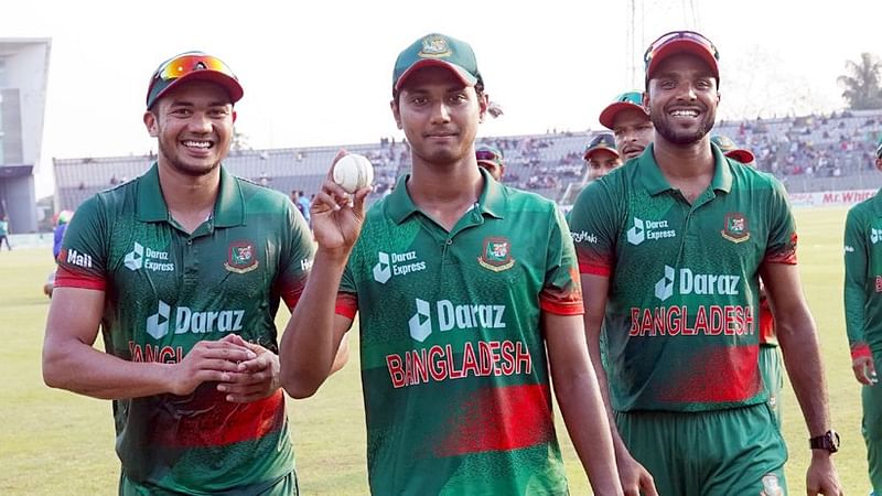 Hasan Mahmud, Ebadot Hossain and Taskin Ahmed, the pace trio that ran through Ireland in the third ODI in Sylhet on 23 March 2023