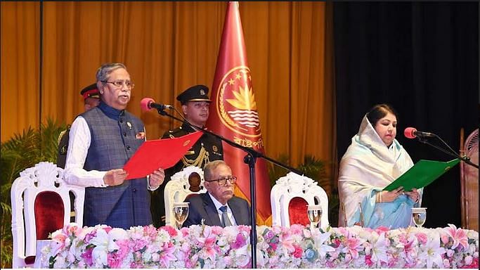 Md Sahabuddin took oath as 22nd president of Bangladesh on 24 April