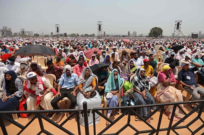 Heatstroke killed 11 people in India after an estimated million spectators waited for hours in the sun at a government-sponsored awards ceremony