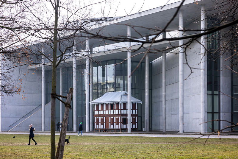 Dohar house at the entrance of the museum