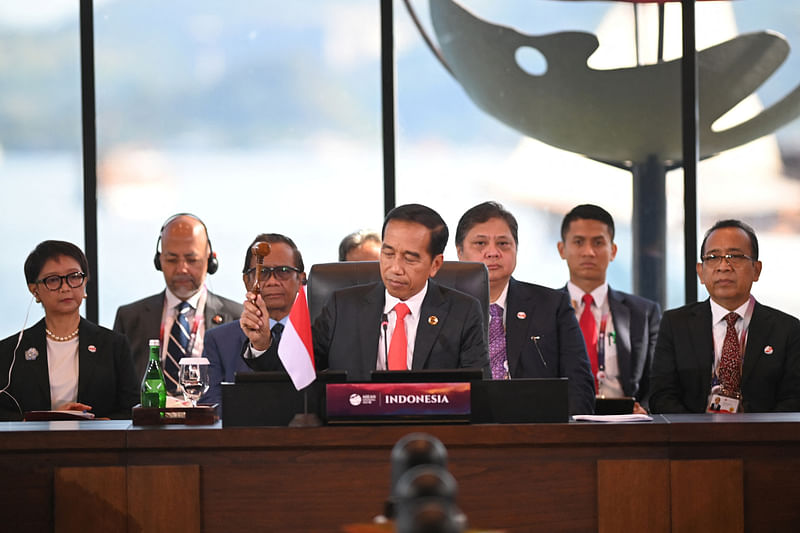 Indonesian President Joko Widodo remarks during the opening of the 42nd ASEAN Summit in Labuan Bajo, East Nusa Tenggara province, Indonesia 10 May, 2023