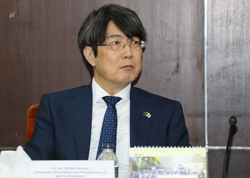 Ambassador of Japan in Dhaka  Iwama Kiminori