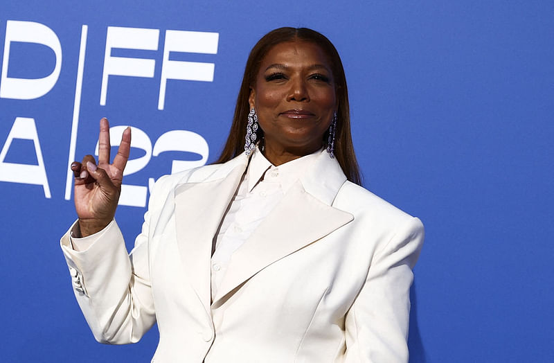 The 76th Cannes Film Festival - The amfAR's Cinema Against AIDS 2023 charity gala - Antibes, France, 25 May, 2023. Queen Latifah poses.