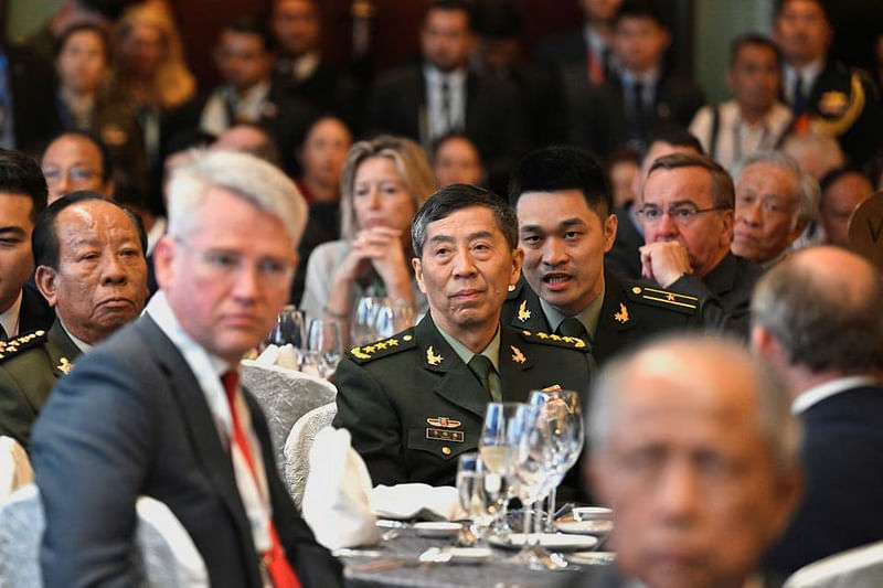 China’s Defence Minister Li Shangfu attends the 20th IISS Shangri-La Dialogue in Singapore on 2 June, 2023.