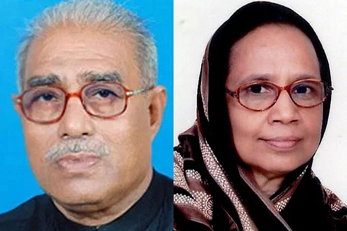 The ruling Awami League’s mayoral candidate in the upcoming Khulna City Corporation (KCC) polls, Talukder Abdul Khaleque  and his wife and deputy minister of the Ministry of Environment, Forest and Climate Change, Habibu Nahar