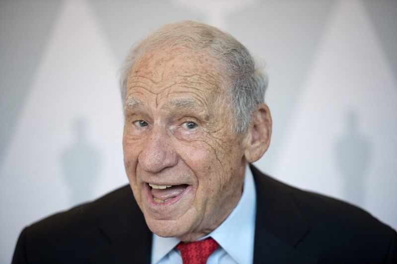 Director-screenwriter Mel Brooks attends a special 40th anniversary screening of the 1974 film classic "Young Frankenstein" at the Samuel Goldwyn Theater at the Academy of Motion Picture Arts and Sciences in Beverly Hills, California, on 9 September, 2014.