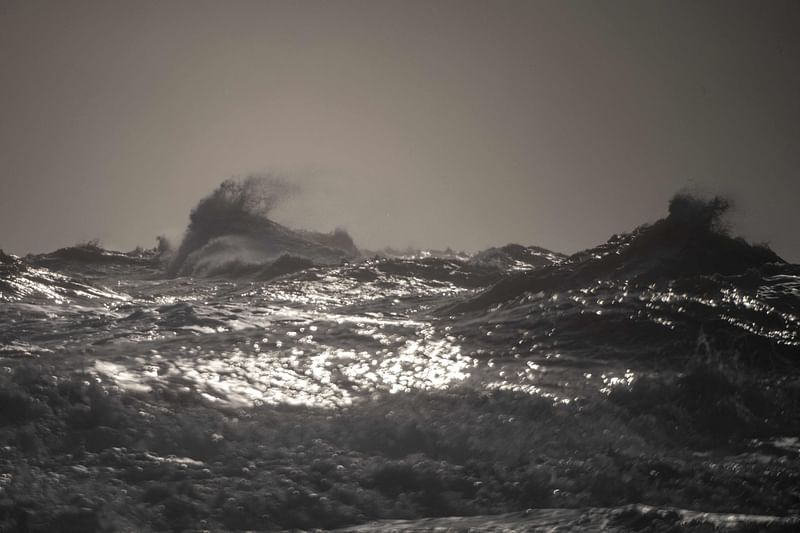 Atlantic ocean’s waves are pictured off in Lege-Cap Ferret, southwestern France, on 11 March, 2022. 8 June, 2023 is marking “World Oceans Day”, an initiative launched in 1992 to raise awareness on the topic of the planet’s oceans