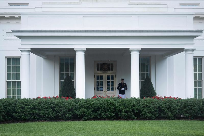 A view of the West Wing of the White House in Washington, DC, on 5 July, 2023, Cocaine found in the White House posed no threat to national security, a top aide to President Joe Biden said 7 July, 2023, underlining that a highly sensitive facility nearby was not in use at the time.