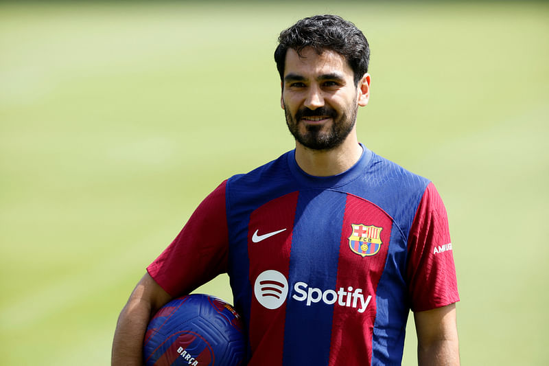 New FC Barcelona player Ilkay Gundogan