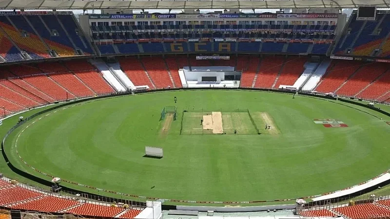 The Narendra Modi Stadium in Ahmedabad, where the final of the ICC World Cup 2023 will be held