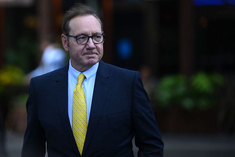 US actor Kevin Spacey arrives to the Southwark Crown Court in London on 25 July, 2023. Kevin Spacey's latest legal victory over sexual assault allegations could prompt a remarkable career comeback, experts say, even if Hollywood producers remain cautious about the star's presence on set.