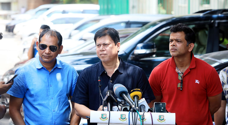 National team selectors Habibul Bashar, Minhajul Abedin and Abdur Razzak