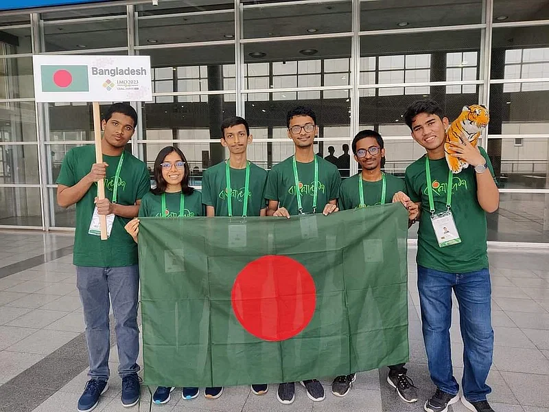 Bangladesh has earned three bronze medals and two prestigious recognitions in the just ended 64th International Mathematical Olympiad.