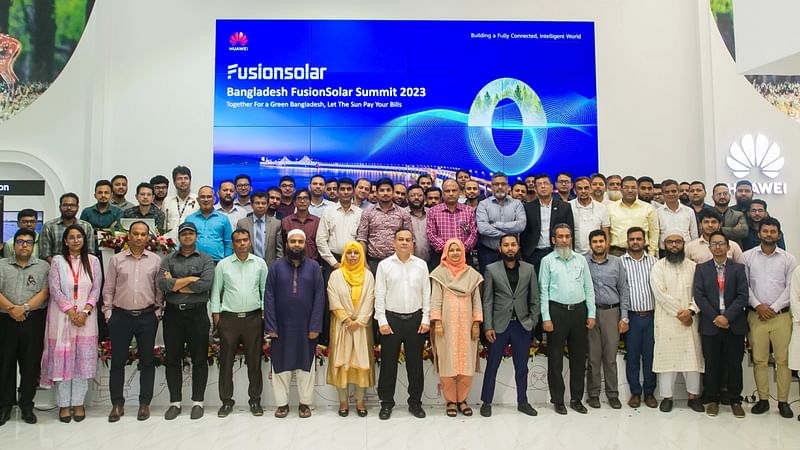 Huawei South Asia has organised “Huawei Bangladesh Fusion Solar Summit 2023” at Huawei Bangladesh Academy recently to shed light on the prospects and future of renewable energy in this country recently