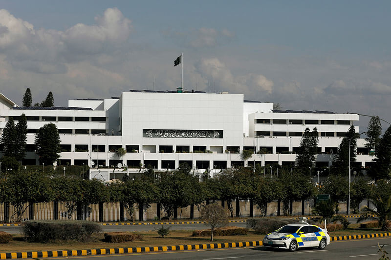 A general view of the Parliament building in Islamabad, Pakistan on 23 January, 2019