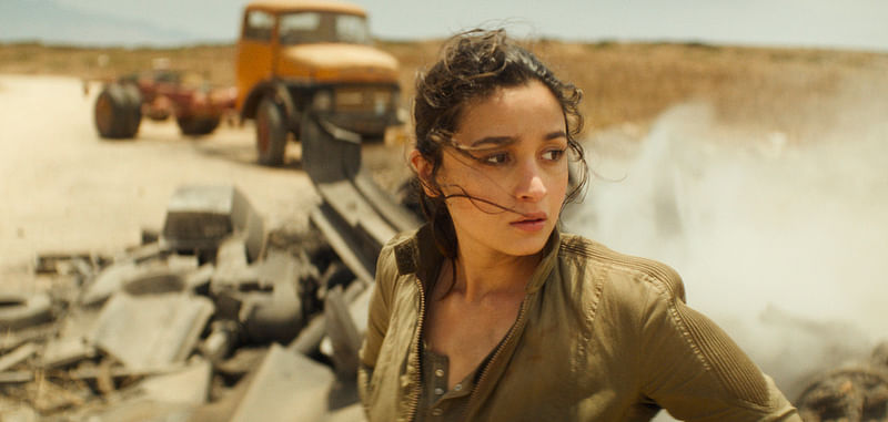 This image released by Netflix shows Alia Bhatt in a scene from "Heart of Stone"