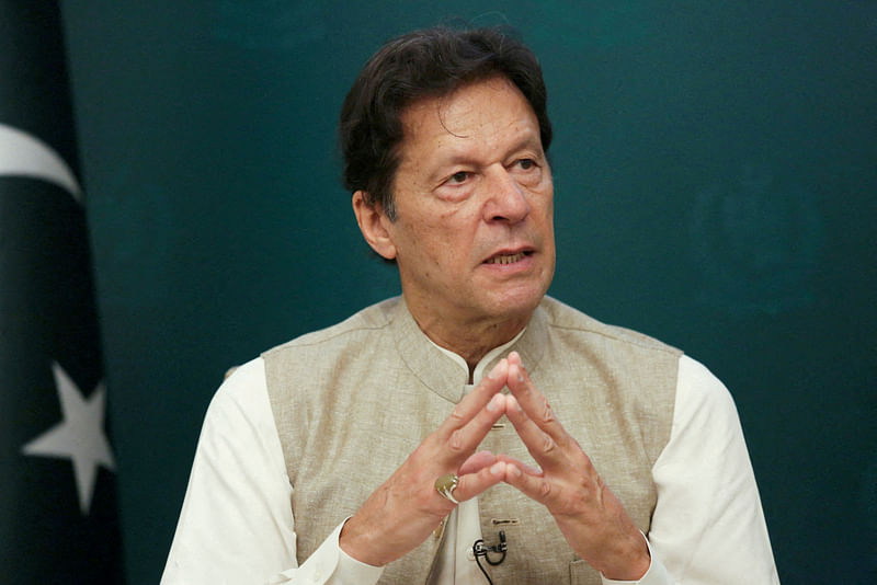 Former Pakistan prime minister Imran Khan