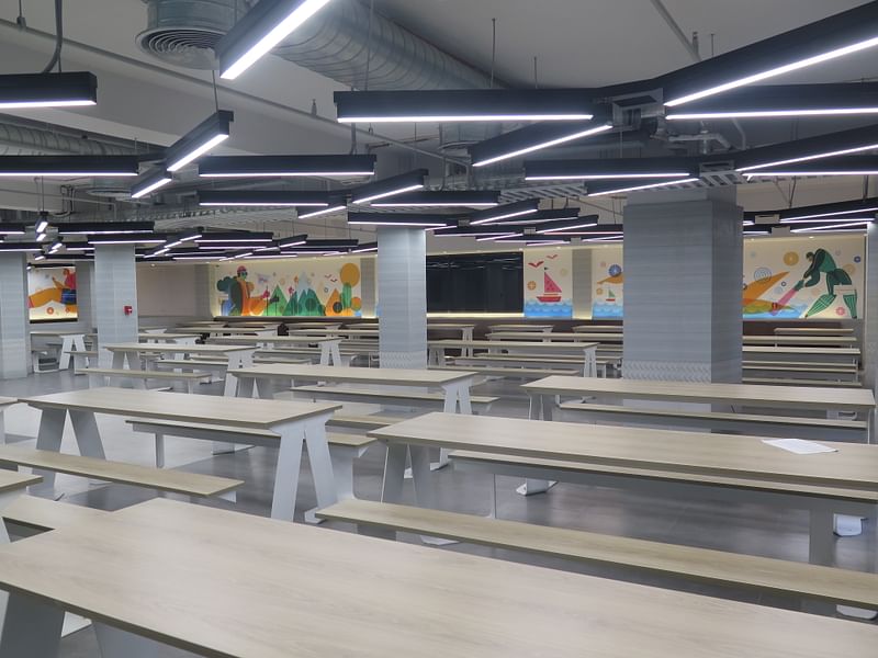 The East West University (EWU) on Monday inaugurated a newly-built modern cafeteria on campus in a festive environment