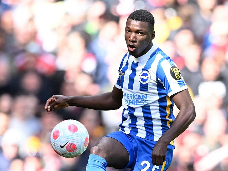 Brighton's Ecuadorian midfielder Moises Caicedo