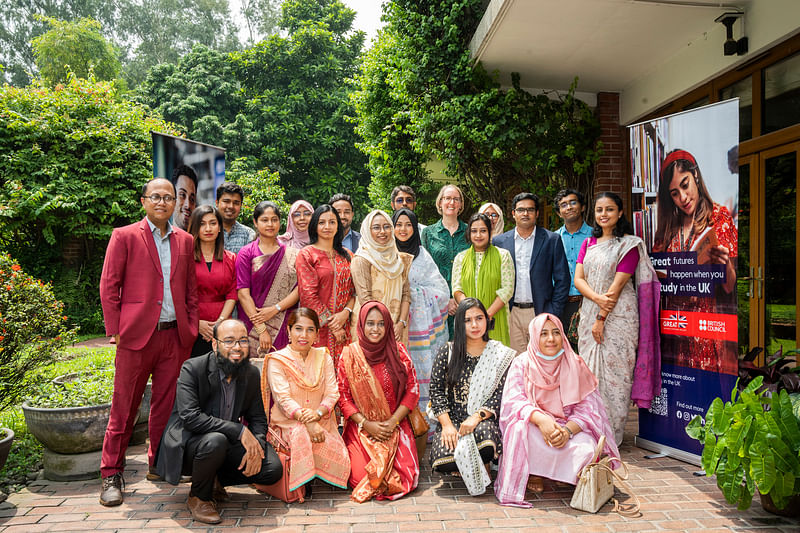 The British Council organised pre-departure briefing for the Commonwealth scholars awarded in 2023 from Bangladesh on 28 August 2023 at the residence of British high commissioner to Bangladesh