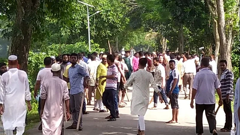 At least 50 people were injured in clash between BNP and Awami League in Kalmakanda, Netrokona, on 1 September, 2023