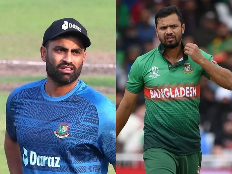 Tamim Iqbal and Mashrafe Bin Mortaza