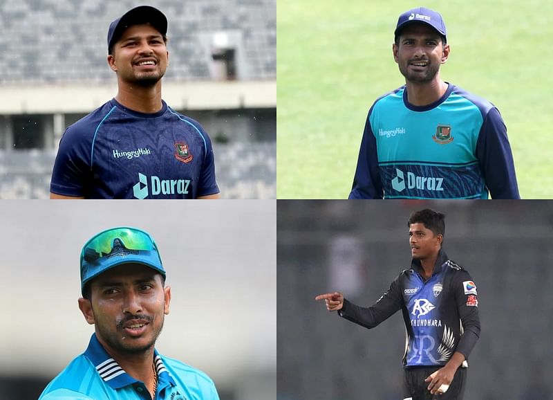 Mahmudullah, Nurul Hasan, Mahedi Hasan and Soumya Sarkar have been selected for Bangladesh's series against New Zealand