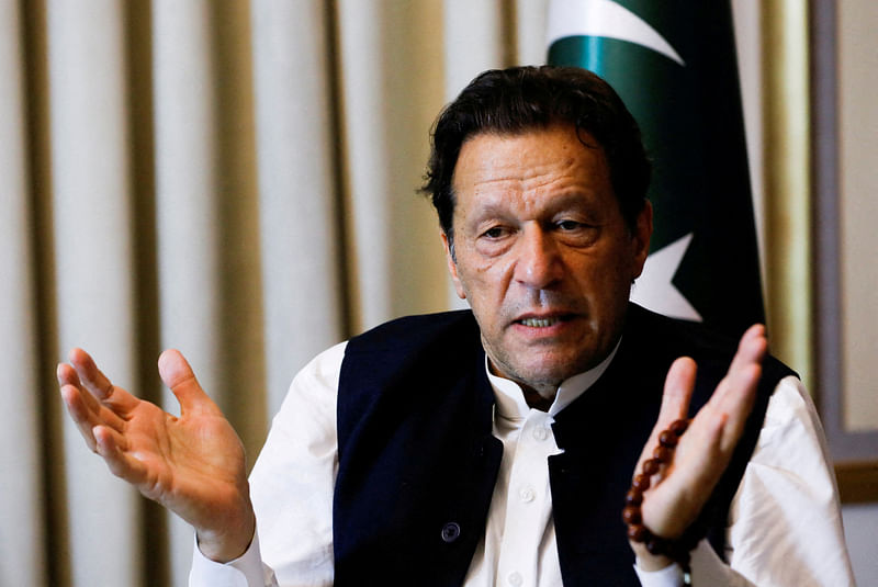 Former Pakistan Prime Minister Imran Khan