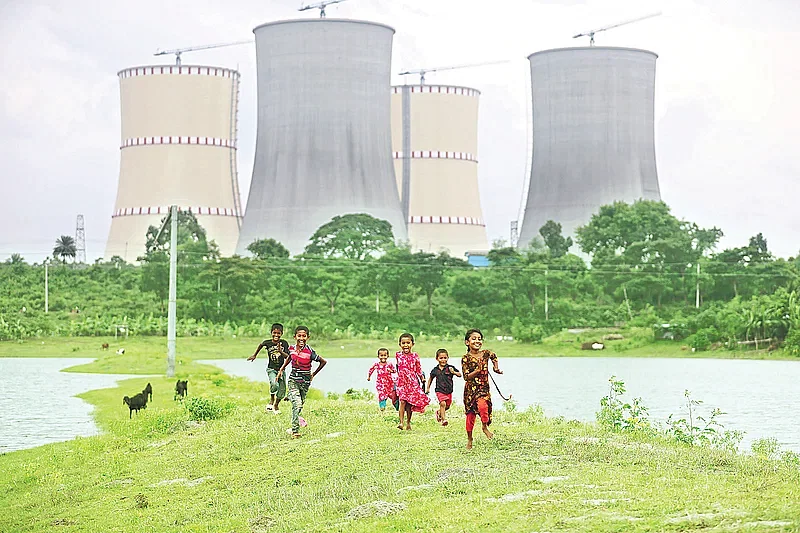 The Rooppur Nuclear Power Plant area on 4 October 2023