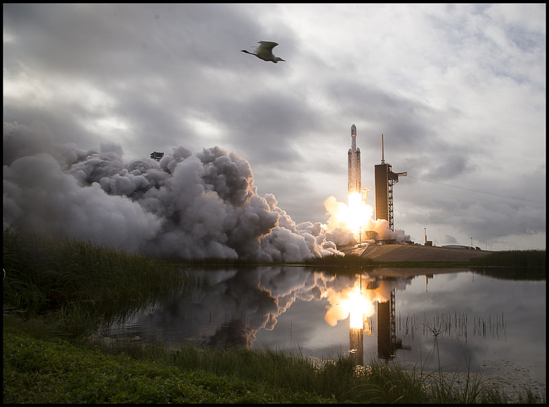 A NASA spacecraft blasted off from the Kennedy Space Center Friday bound for Psyche, an object 2.2 billion miles (3.6 billion kilometers) away that could offer clues about the interior of planets like Earth