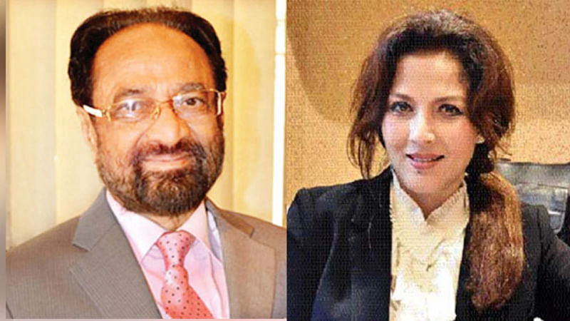 Renowned lawyer M Amir-ul Islam and his daughter barrister Tania Amir