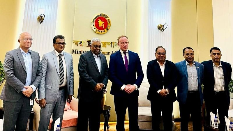 British politician Samuel Peter Tarry is now visiting Dhaka on invitation of United Development Initiatives for Programmed Actions to experience the development activities of Bangladesh