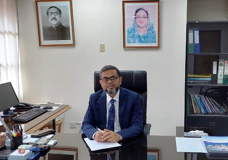 Newly appointed pro-VC of the East West University professor Ashik Mosaddik