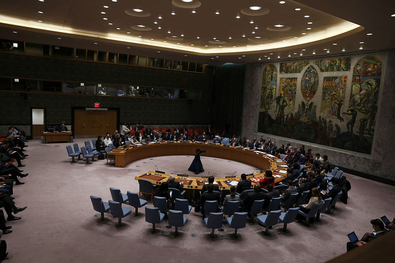 United Nations Security Council meeting