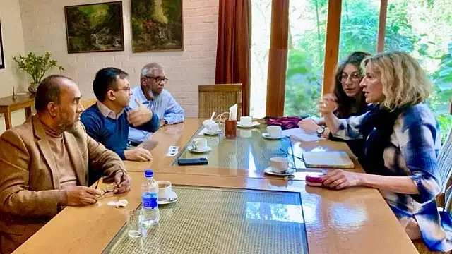 BNP representatives of Sylhet division held a meeting with two EU election experts at a local hotel in Sylhet at around 12:00pm on Wednesday. Later, the EU delegation holds a virtual meeting with BNP central leaders in the afternoon.