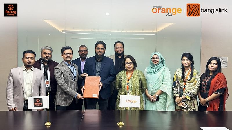 Banglalink has joined hands with Aarong to offer special discounts to its ‘Orange Club members