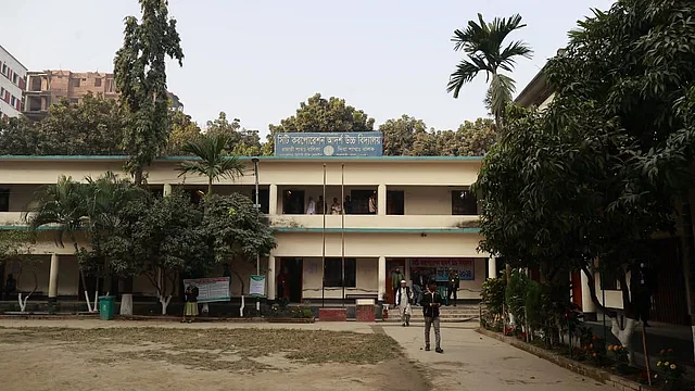 Dhalpur City Corporation Adarsha High School centre in Jatrabari of the capital. Dhaka, 7 January