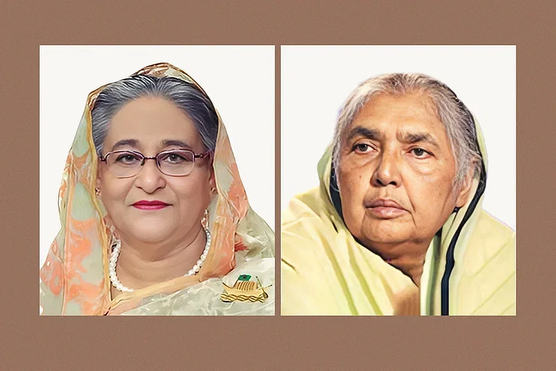 Sheikh Hasina and Matia Chowdhury