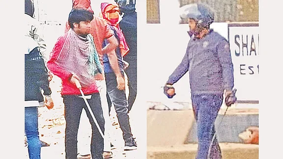 Arafat Raihan, former deputy office secretary of CU BCL, and activist Mohammad Shamim were spotted with machetes during the recent clash on the Chittagong University campus.