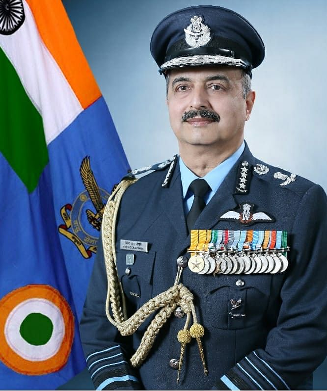 Indian Air Chief Marshal VR Chaudhari