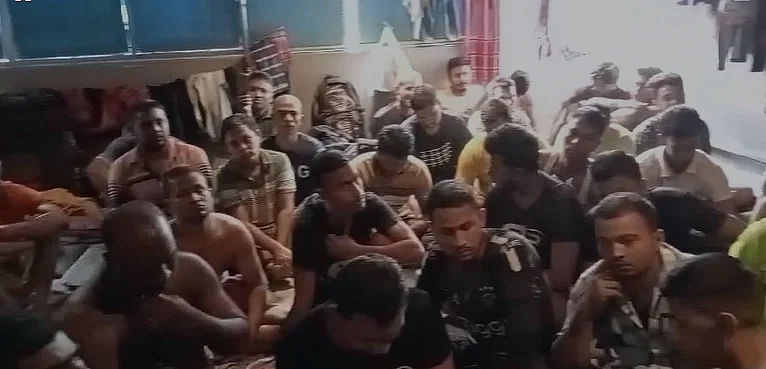 The youth at a detention centre in Malaysia